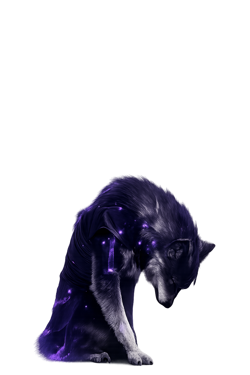 Symbole de respect Wired Wolf