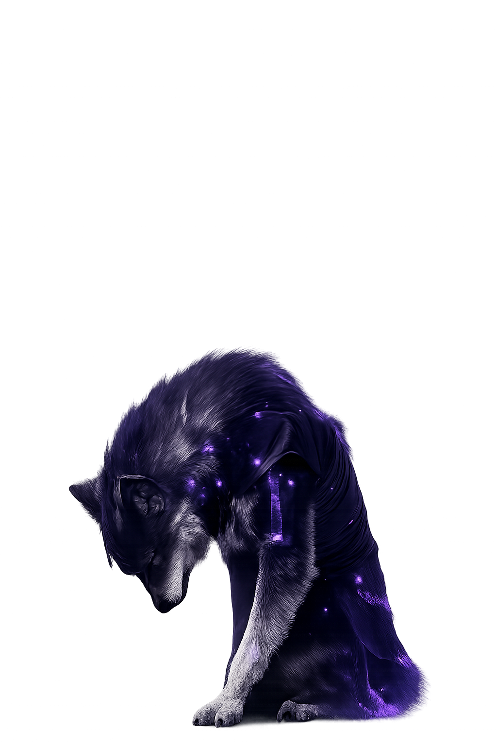 Symbole de respect Wired Wolf